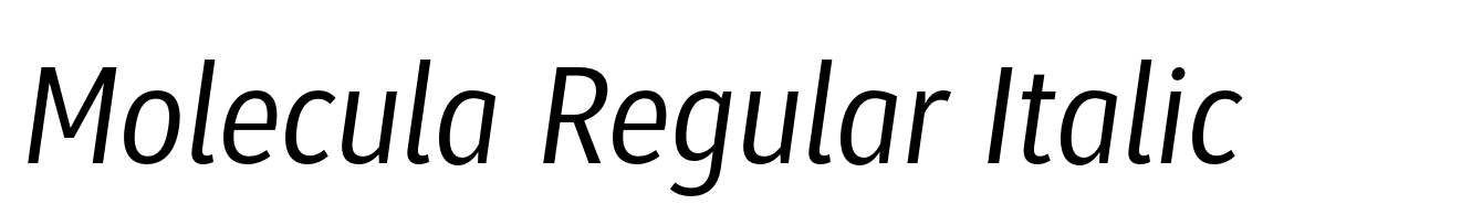 Molecula Regular Italic